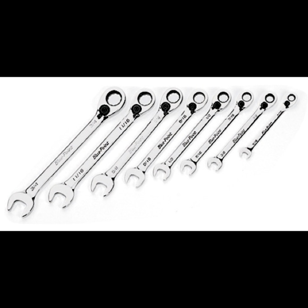 Blue-point Ratcheting Box/Open Wrench Set 5/16-3/4